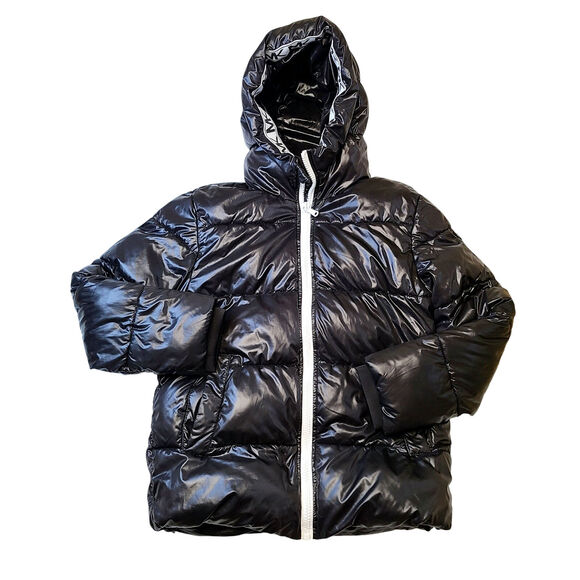 Michael Kors Girl's Puffer Jacket Black Size 14/16 - Picture 1 of 9